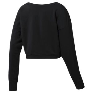 Reebok Classic Vector Crew Sweatshirt Damen - Schwarz - DE 751-XLO